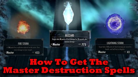 master destruction spells in skyrim|skyrim master destruction spells guide.